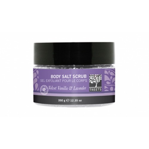 Sare exfolianta pentru corp TREETS de Vanilie si Lavanda