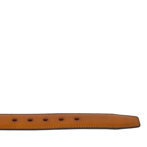 Curea piele naturala maro CB010