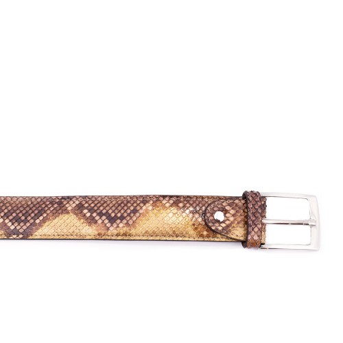 Curea piele imprimeu sarpe CB015