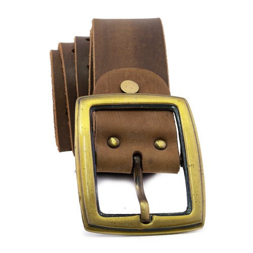 Curea piele naturala maro CB018