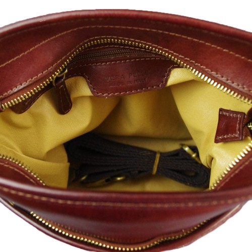 Geanta piele maro GB004