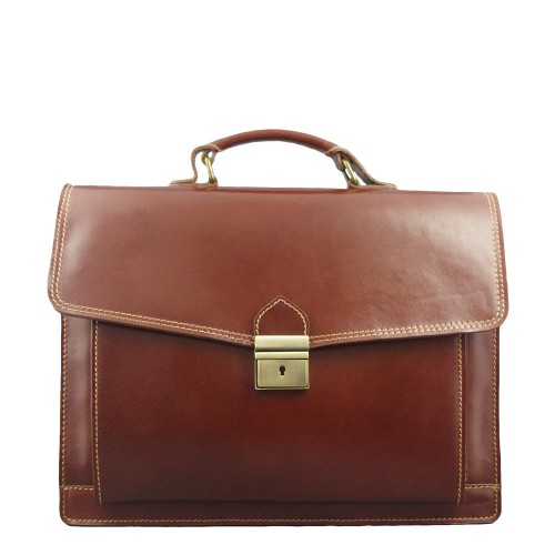 Geanta piele maro/ brun GB009