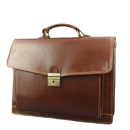 Geanta piele maro/ brun GB009