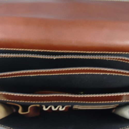 Geanta piele maro/ brun GB009