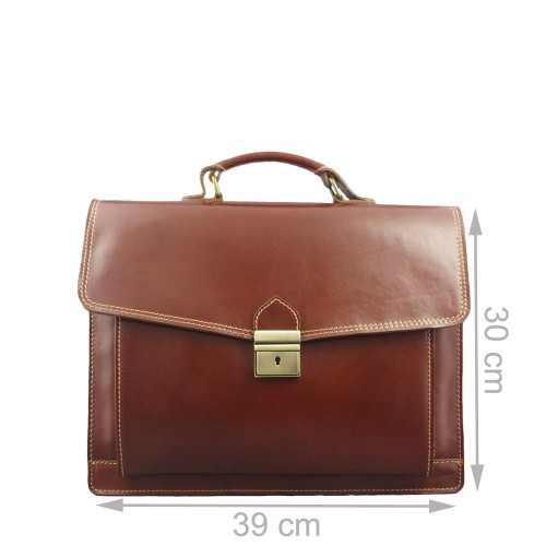 Geanta piele maro/ brun GB009