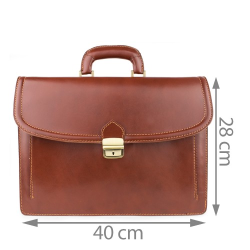 Geanta piele maro GB010
