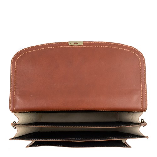 Geanta piele maro GB010