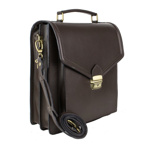 Geanta piele maro GB025