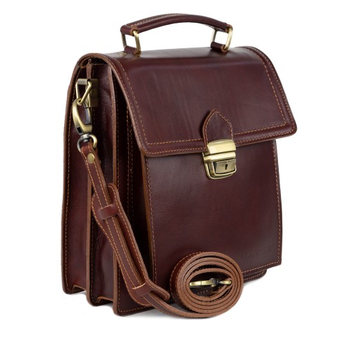 Geanta piele maro GB026