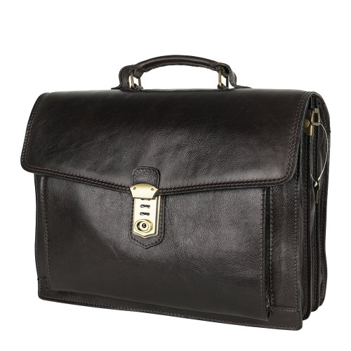 Geanta piele maro brun GB032