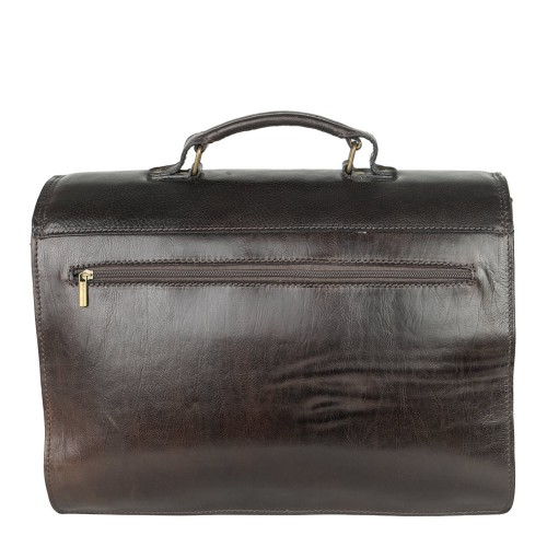 Geanta piele maro brun GB032