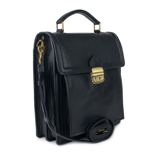 Geanta piele bleumarin GB033