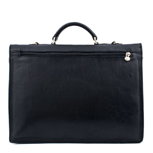 Geanta piele neagra GB038