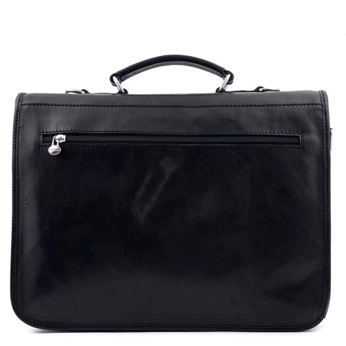 Geanta piele neagra GB039
