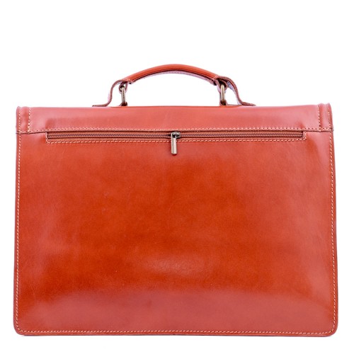 Geanta piele maro ocru GB042