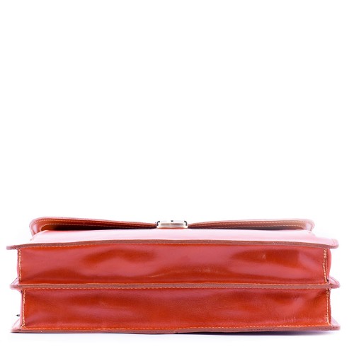 Geanta piele maro ocru GB042