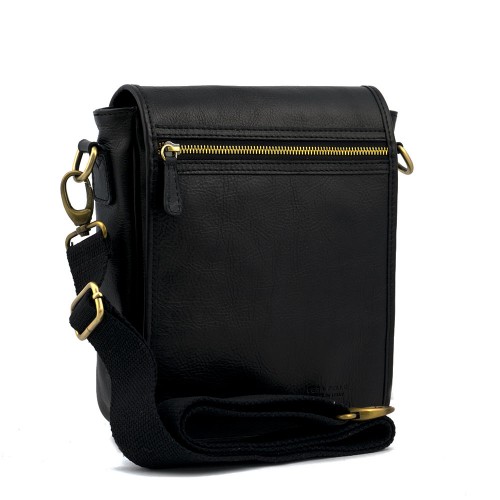 Geanta piele neagra GB043