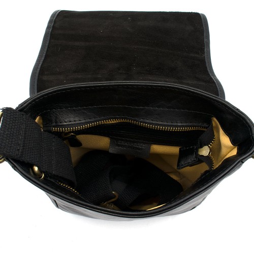 Geanta piele neagra GB043