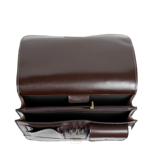 Geanta piele maro GB051