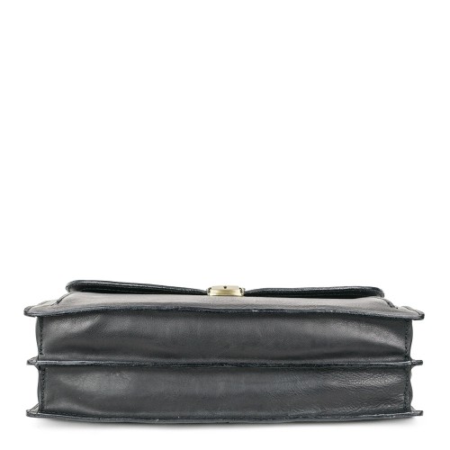 Geanta piele neagra GB063