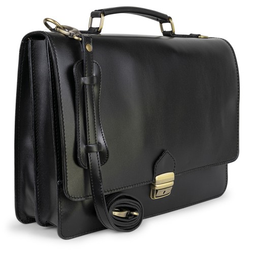 Geanta piele neagra GB064