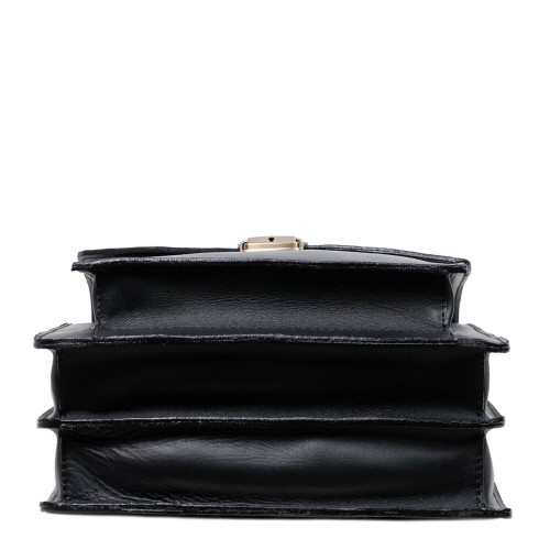 Geanta piele neagra GB071