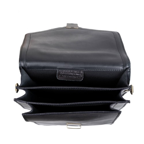 Geanta piele neagra GB071