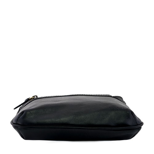 Geanta piele neagra GB078