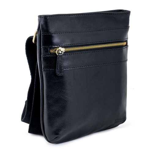 Geanta piele neagra GB078