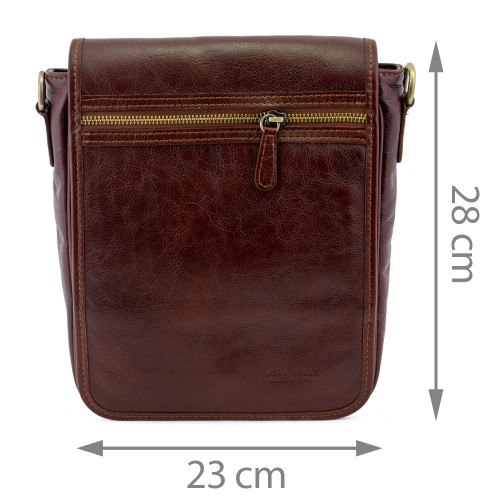 Geanta piele maro GB079
