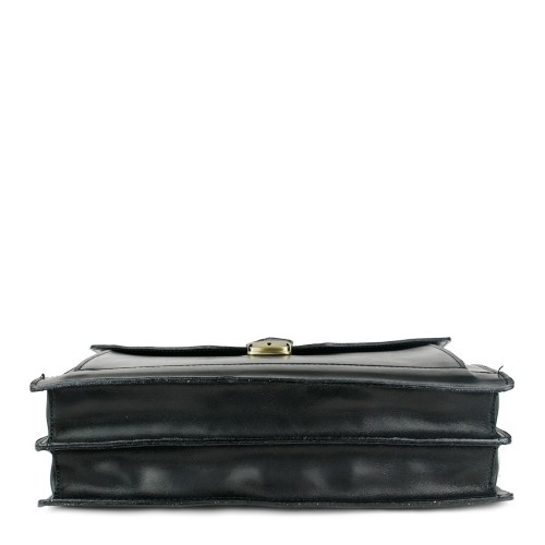 Geanta piele neagra GB084