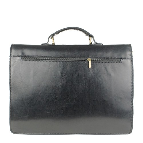 Geanta piele neagra GB084