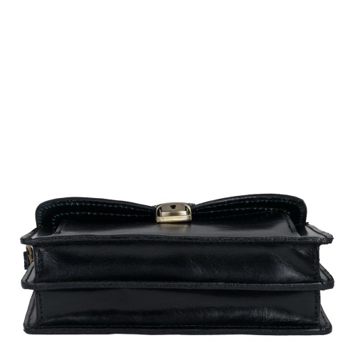 Borseta piele neagra GB088