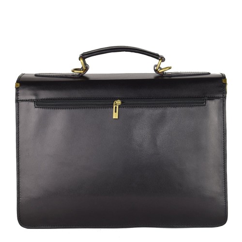 Geanta piele neagra GB092