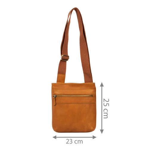 Geanta piele maro camel GB152
