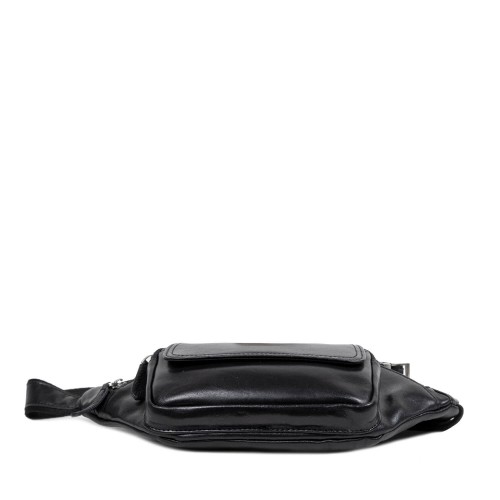 Borseta piele naturala neagra GB227