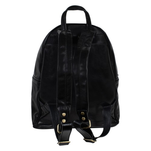 Rucsac piele naturala neagra GB258