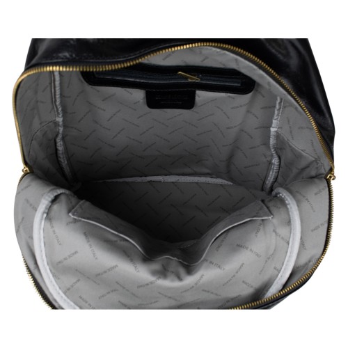 Rucsac piele naturala neagra GB258