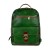 Rucsac piele naturala verde/maro GB265