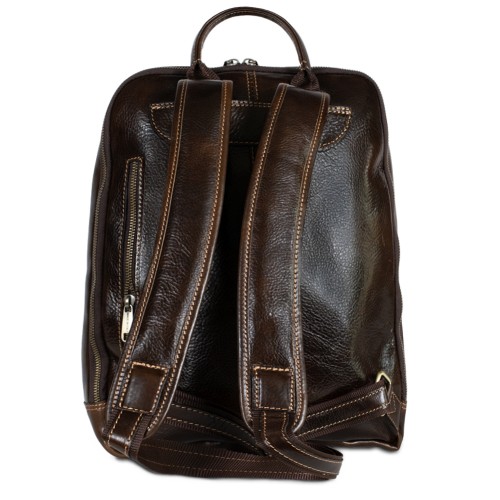 Rucsac piele maro inchis GB266