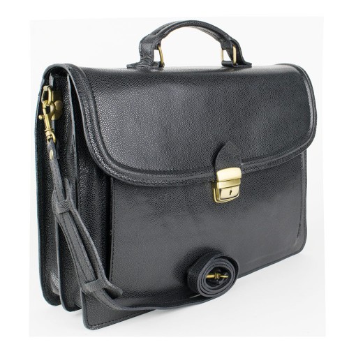 Geanta piele neagra GB104