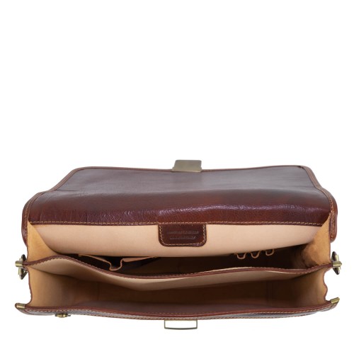 Geanta piele maro cognac GB140