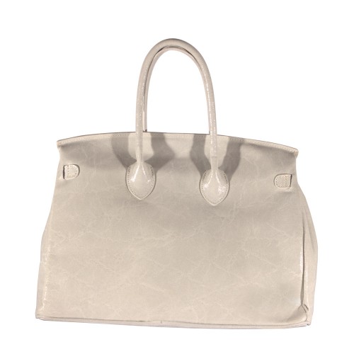 Geanta piele gri GF005