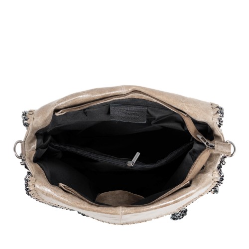 Geanta piele taupe GF039