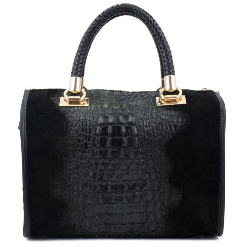 Geanta piele neagra GF040
