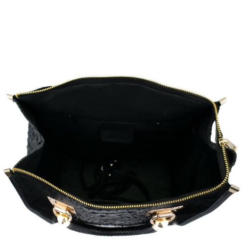 Geanta piele neagra GF040