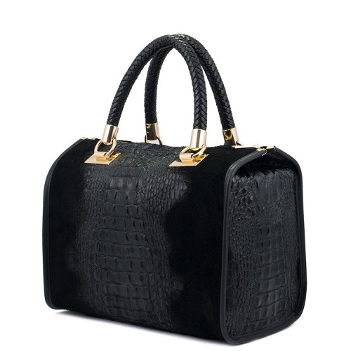 Geanta piele neagra GF040