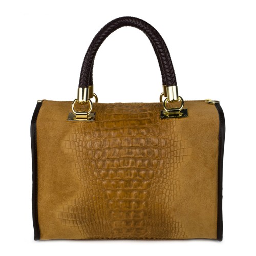 Geanta piele maro GF042