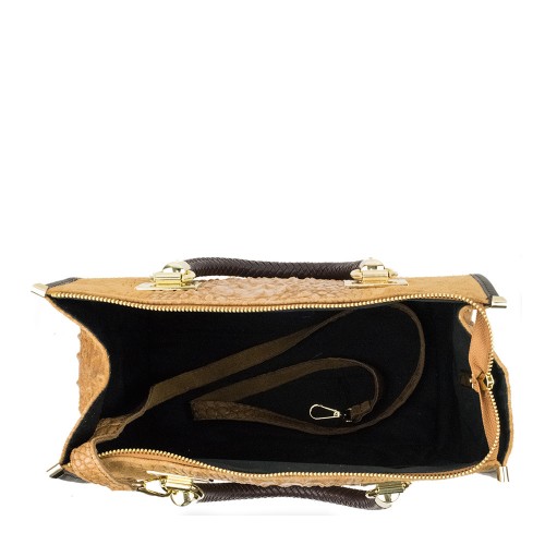 Geanta piele maro GF042