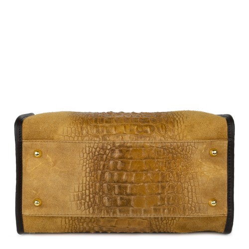 Geanta piele maro GF042